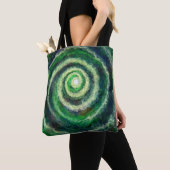 Spiralgalaxie Doppelseitiges Totbeutel Tasche (Von Nahem)