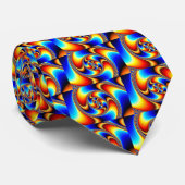 Spiralgalaxie - Fraktal Kunst Krawatte (Gerollt)