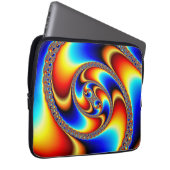 Spiralgalaxie - Fraktal Kunst Laptopschutzhülle (Vorne Rechts)