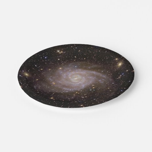 Spiralgalaxie IC 342 Pappteller (Schrägansicht)