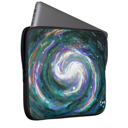 Spiralgalaxie im Weltraum Laptopschutzhülle (Vorne Rechts)