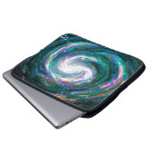 Spiralgalaxie im Weltraum Laptopschutzhülle (Vorne Knopf)