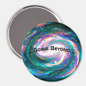 Spiralgalaxie im Weltraum Magnet (Vorderseite/Rückseite)