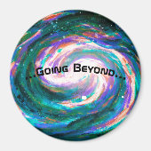 Spiralgalaxie im Weltraum Magnet (Vorne)