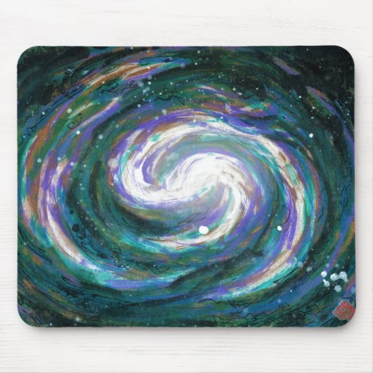 Spiralgalaxie im Weltraum Mousepad (Vorne)