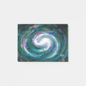 Spiralgalaxie im Weltraum Post-it Klebezettel (Vorderseite)