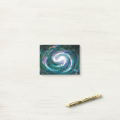 Spiralgalaxie im Weltraum Post-it Klebezettel (Auf Schreibtisch)