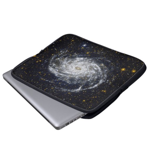Spiralgalaxie Laptopschutzhülle (Vorne Knopf)