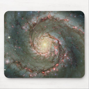 Spiralgalaxie M51 Mousepad