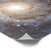 Spiralgalaxie M74 10x8 Poster (Ecke)