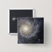 Spiralgalaxie M74 Button (Vorne & Hinten)