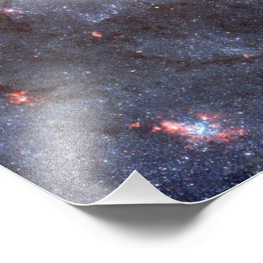 Spiralgalaxie M74 (Hubble) Fotodruck (Ecke)