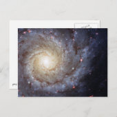 Spiralgalaxie M74 (Hubble) Postkarte (Vorne/Hinten)