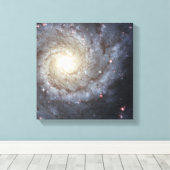 Spiralgalaxie M74 Leinwanddruck (Insitu (Holzboden))