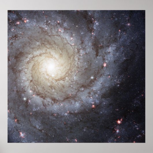 Spiralgalaxie M74 Poster (Vorne)