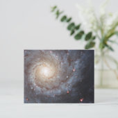 Spiralgalaxie M74 Postkarte (Stehend Vorderseite)