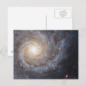Spiralgalaxie M74 Postkarte (Vorne/Hinten)