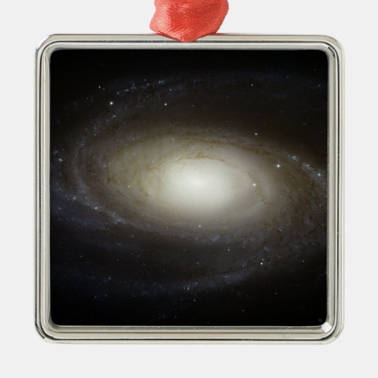 Spiralgalaxie M81 Silbernes Ornament (Vorne)