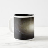 Spiralgalaxie M81 Zweifarbige Tasse (Vorderseite Links)