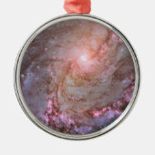 Spiralgalaxie M83, Ablaze mit Sternenbildung. Ornament Aus Metall (Vorne)