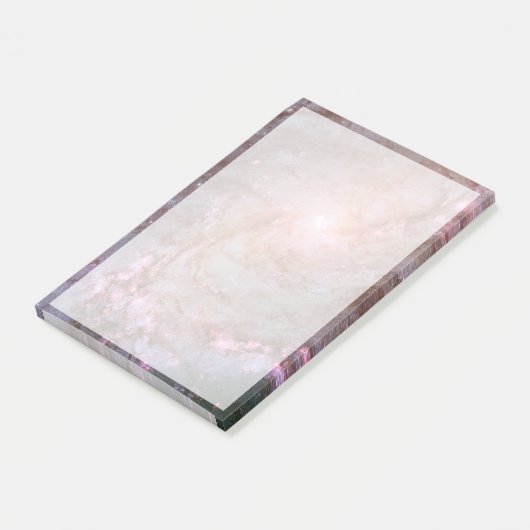 Spiralgalaxie M83, Ablaze mit Sternenbildung. Post-it Klebezettel (angewinkelt)