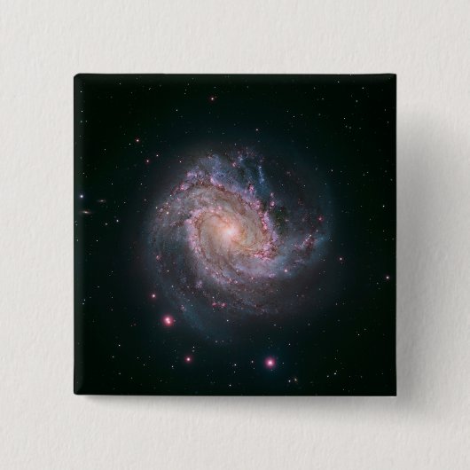 Spiralgalaxie M83 (NASA) Button (Vorderseite)