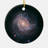Spiralgalaxie M83 (NASA) Keramik Ornament (Vorne)