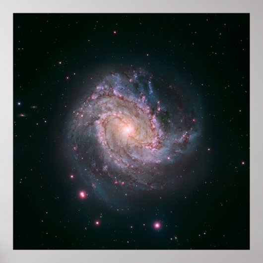 Spiralgalaxie M83 (NASA) Poster (Vorne)