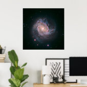 Spiralgalaxie M83 (NASA) Poster (Heimbüro)