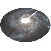 Spiralgalaxie Messier 101 Polyester Weihnachtsbaumdecke (Schrägansicht)