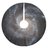 Spiralgalaxie Messier 101 Polyester Weihnachtsbaumdecke (Vorderseite)