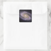 Spiralgalaxie Messier 81 Quadratischer Aufkleber (Tasche)