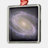 Spiralgalaxie Messier 81 Silbernes Ornament (Links)