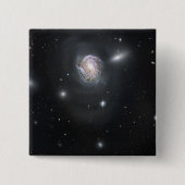Spiralgalaxie NGC 4911 Button (Vorderseite)