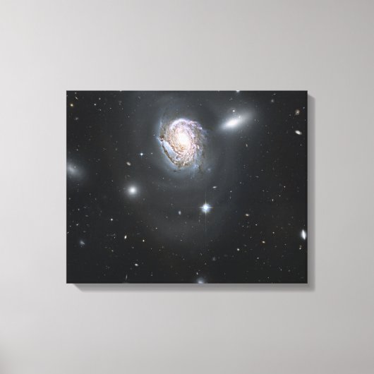 Spiralgalaxie NGC 4911 Leinwanddruck (Vorderseite)