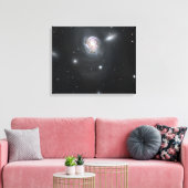 Spiralgalaxie NGC 4911 Leinwanddruck (Insitu (Wohnzimmer))