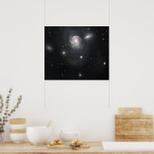 Spiralgalaxie NGC 4911 Poster (Küche)