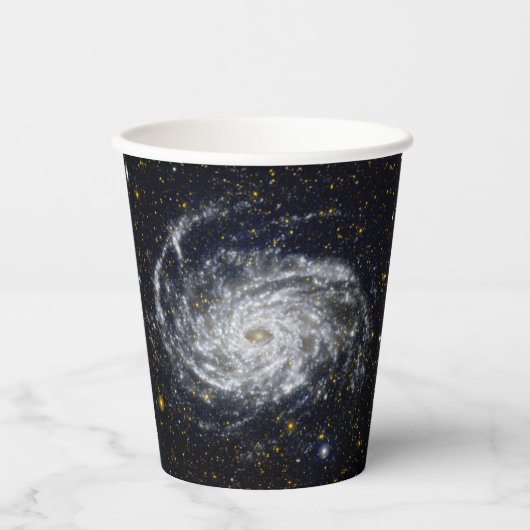 Spiralgalaxie Pappbecher (Vorderseite)