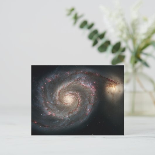 Spiralgalaxie Postcard Postkarte (Stehend Vorderseite)