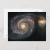 Spiralgalaxie Postcard Postkarte (Vorne/Hinten)