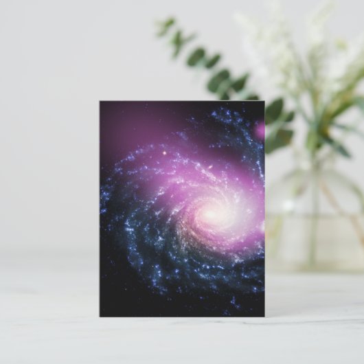 Spiralgalaxie Postkarte (Stehend Vorderseite)