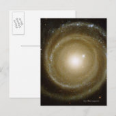 Spiralgalaxie Postkarte (Vorne/Hinten)