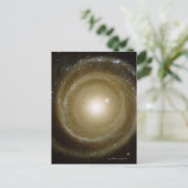 Spiralgalaxie Postkarte (Stehend Vorderseite)