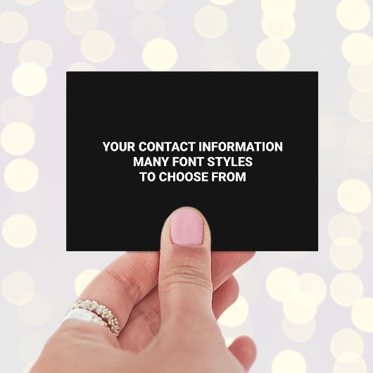 Spiralgalaxie Visitenkarte