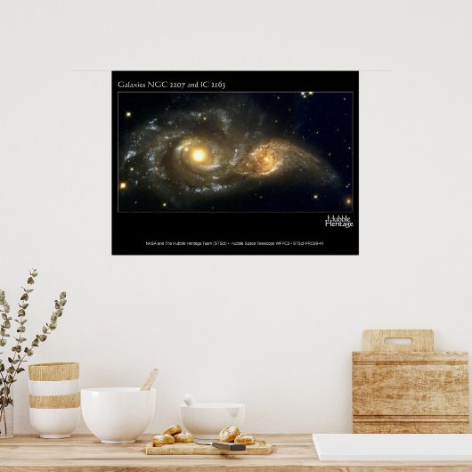 Spiralgalaxien Poster (Küche)