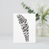Spiralgedanken Postkarte (Stehend Vorderseite)