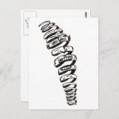 Spiralgedanken Postkarte (Vorne/Hinten)