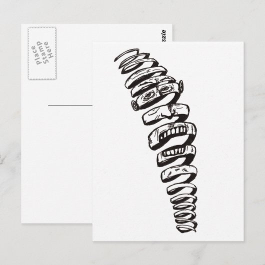Spiralgedanken Postkarte (Vorne/Hinten)
