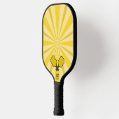 Spiralgelbe Pickle-Ball-Schläger Pickleball Schläger (Links)