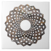 spiralgeometrisches Design Fliese (Vorderseite)